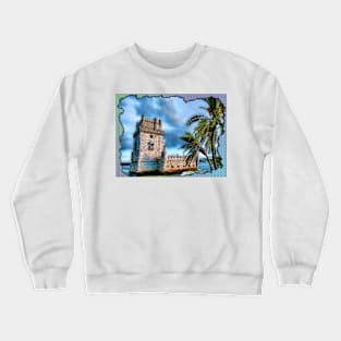 Belém Tower, Lisbon, Portugal Crewneck Sweatshirt